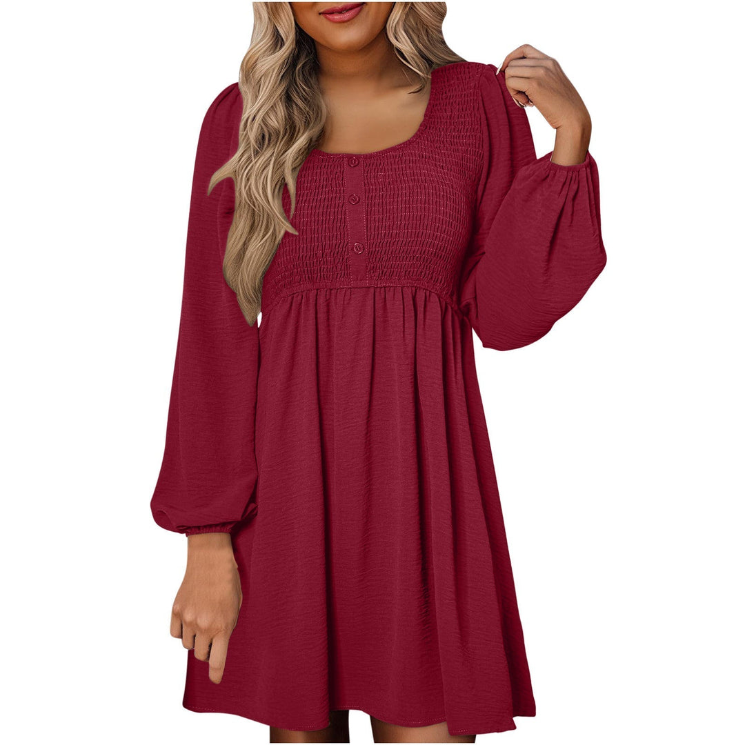 Daisy | Women's Smocked Empire-Waist Mini Dress-Metro Lane Plaza