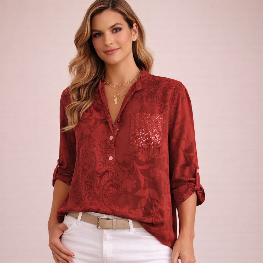 Sophie | Women's Stylish and Comfortable Blouse-Metro Lane Plaza