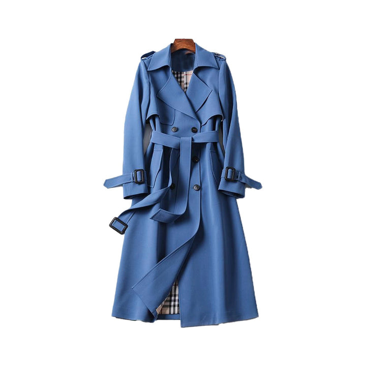 Sophia | Women's Double-Breasted Trench Coat with Belt - Timeless Style-Metro Lane Plaza