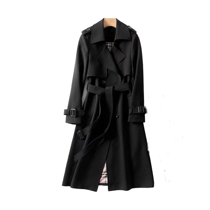 Sophia | Women's Double-Breasted Trench Coat with Belt - Timeless Style-Metro Lane Plaza