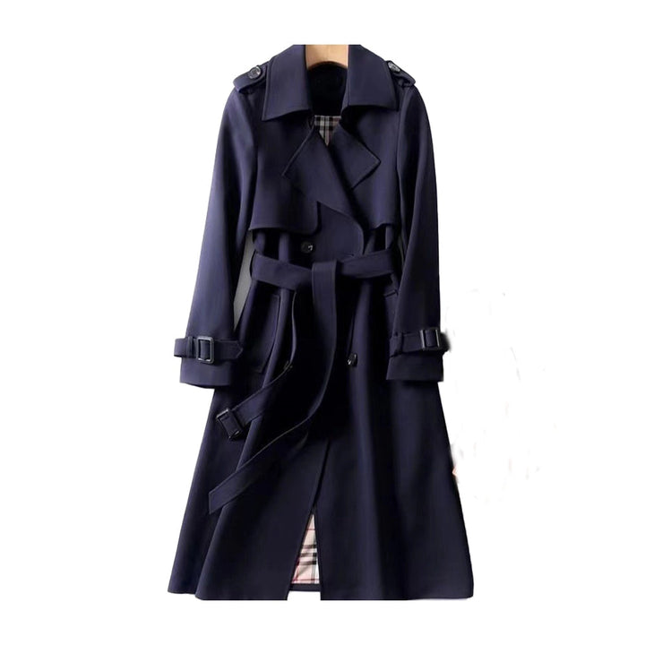 Sophia | Women's Double-Breasted Trench Coat with Belt - Timeless Style-Metro Lane Plaza