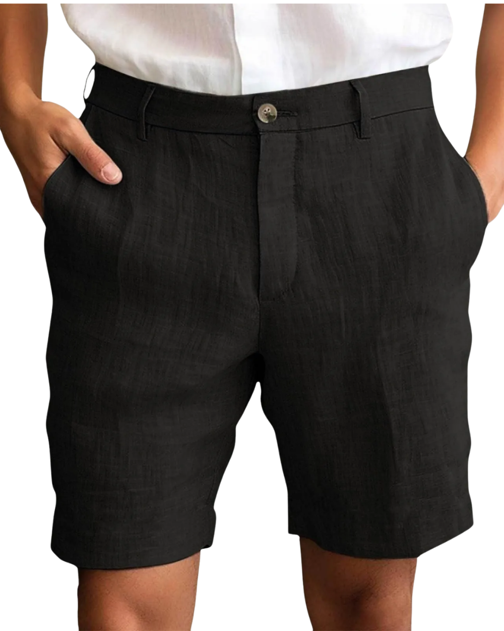 Thomas | Lightweight Modern Fit Men's Casual Shorts-Metro Lane Plaza