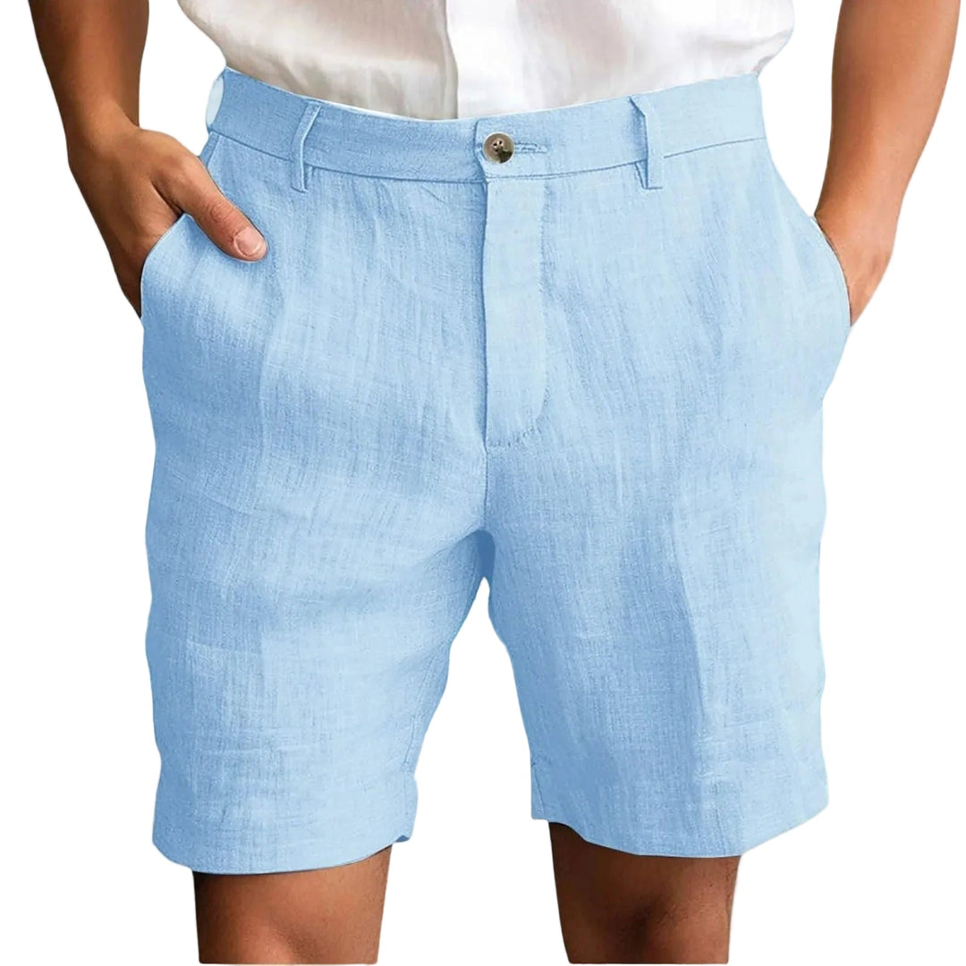 Thomas | Lightweight Modern Fit Men's Casual Shorts-Metro Lane Plaza