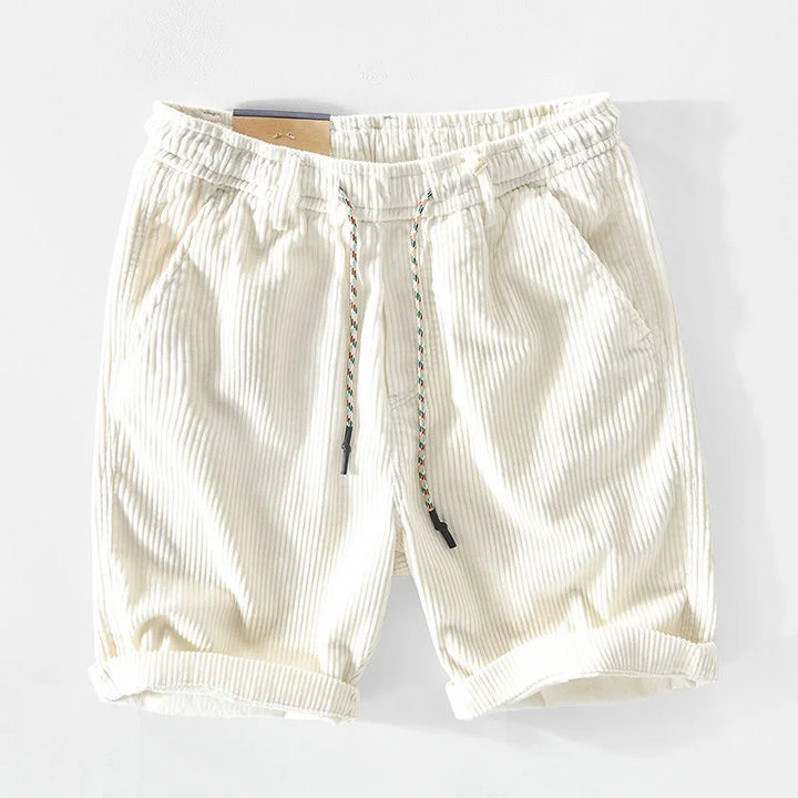 Beau | Men's Relaxed Drawstring Corduroy Shorts-Metro Lane Plaza