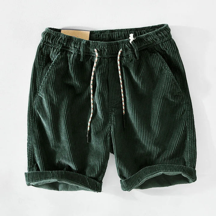 Beau | Men's Relaxed Drawstring Corduroy Shorts-Metro Lane Plaza