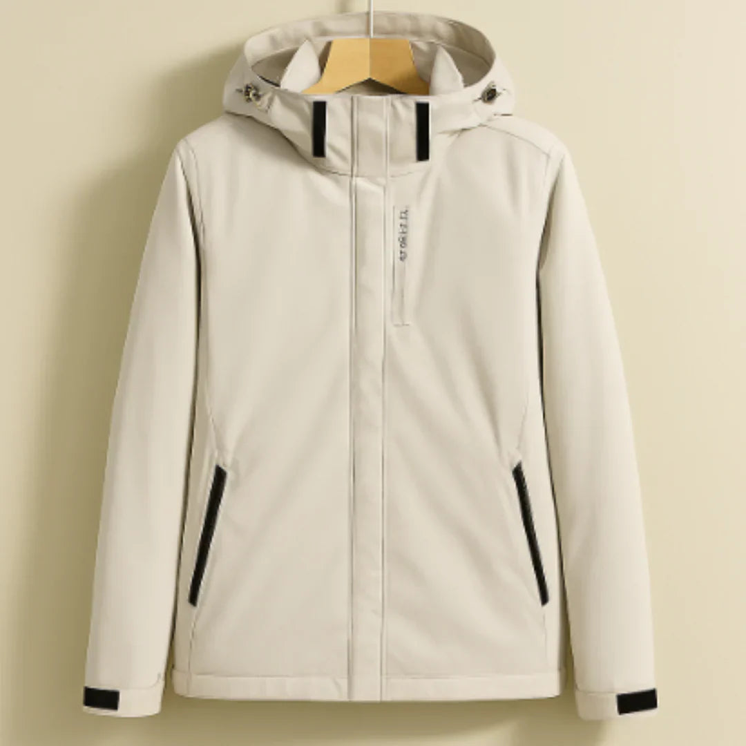 Julia | Women's Elegant Lightweight Rain Jacket-Metro Lane Plaza