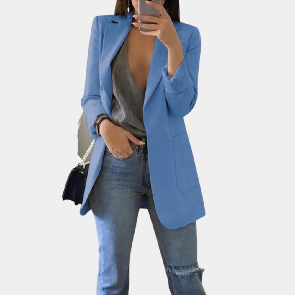 Women's Lightweight and Comfortable Summer Blazer-Metro Lane Plaza