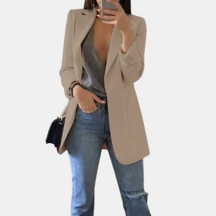 Women's Lightweight and Comfortable Summer Blazer-Metro Lane Plaza