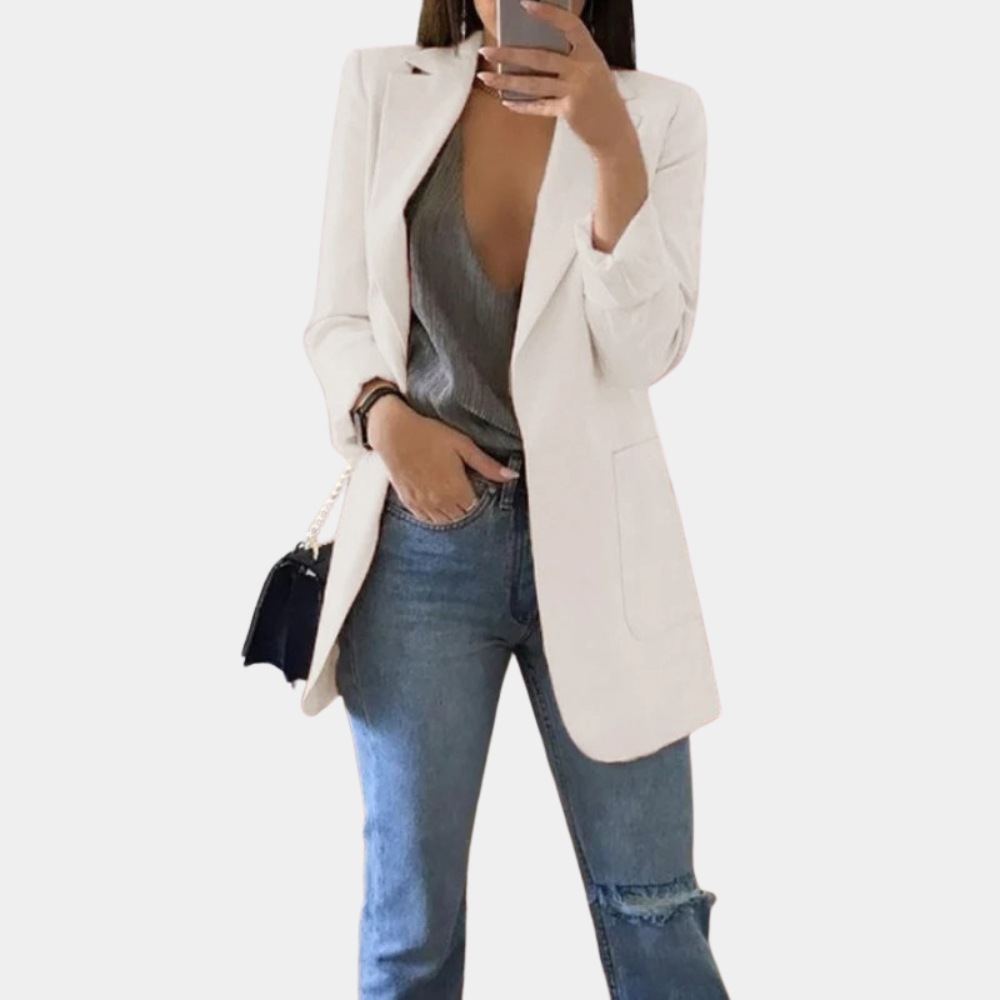 Women's Lightweight and Comfortable Summer Blazer-Metro Lane Plaza