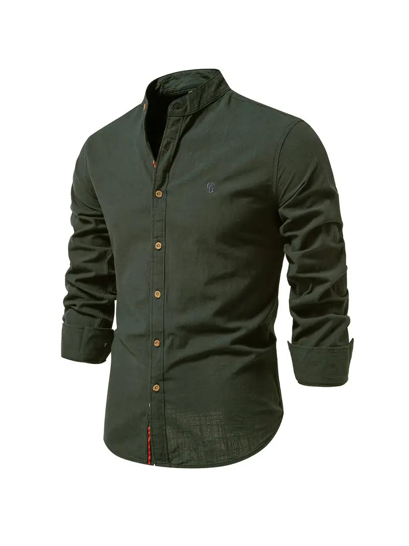 James | Men's Slim Fit Dress Shirt-Metro Lane Plaza