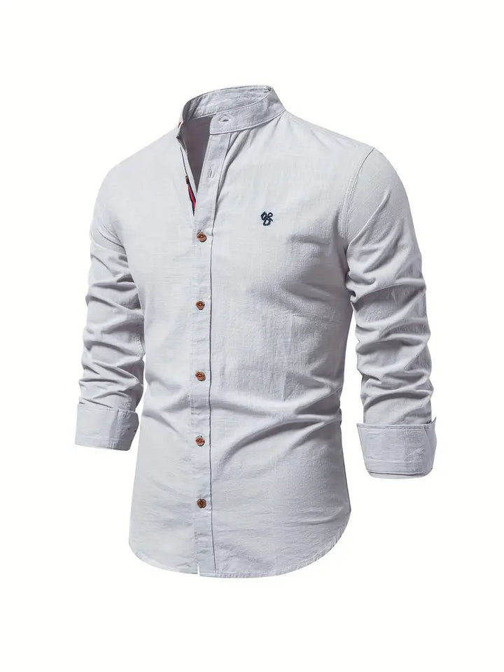 James | Men's Slim Fit Dress Shirt-Metro Lane Plaza