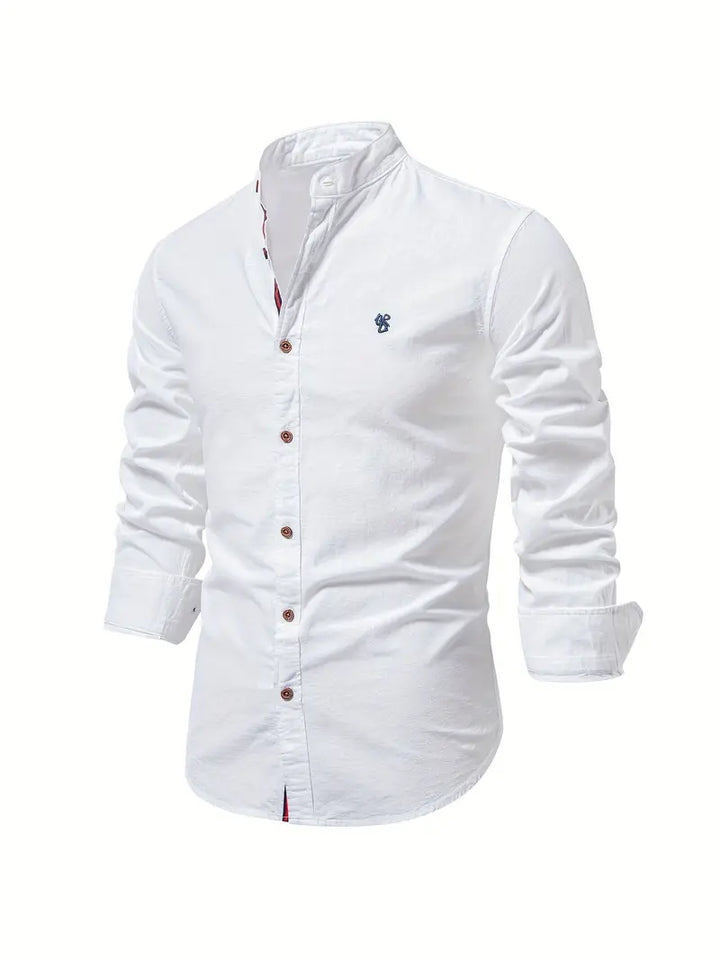 James | Men's Slim Fit Dress Shirt-Metro Lane Plaza