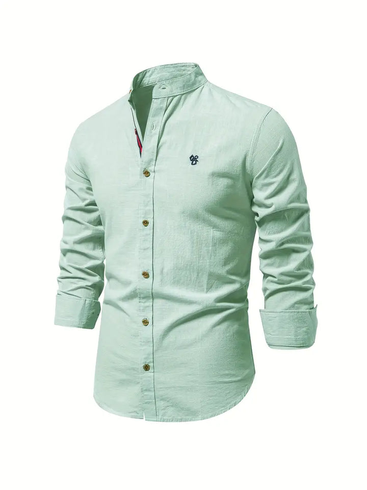James | Men's Slim Fit Dress Shirt-Metro Lane Plaza