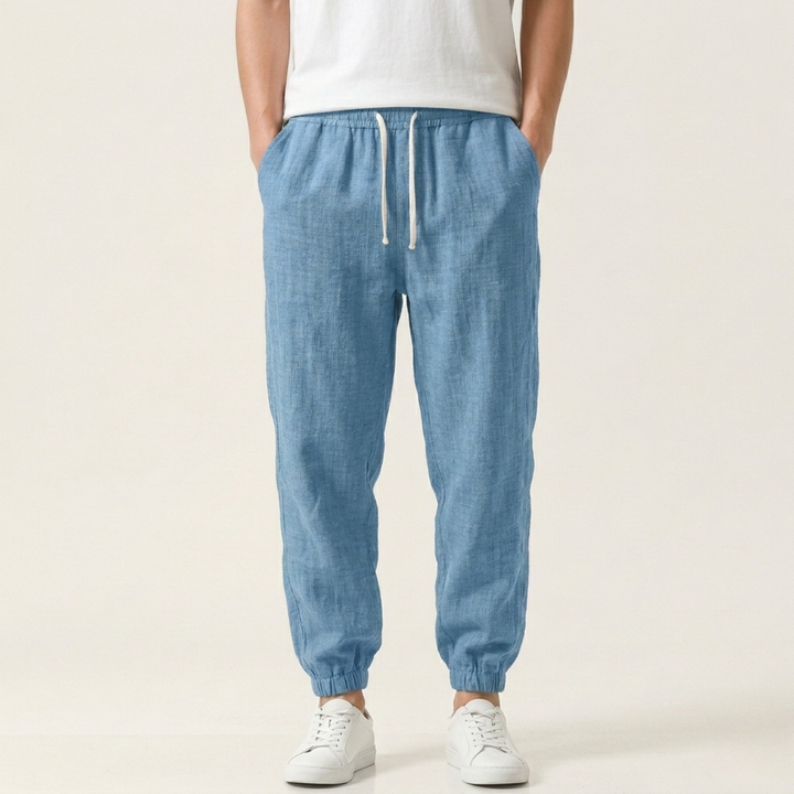 Jake | Men's Casual Summer Pants with Relaxed Fit-Metro Lane Plaza