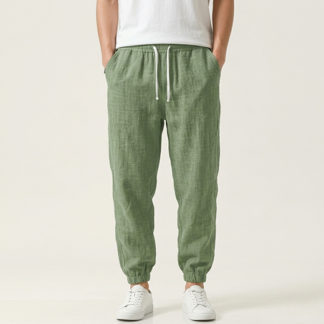 Jake | Men's Casual Summer Pants with Relaxed Fit-Metro Lane Plaza