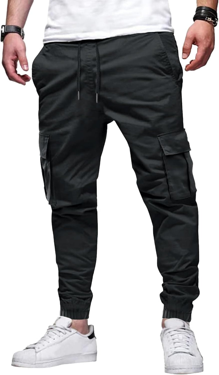 Ethan | Men's Stylish Modern Fit Stretch Trousers-Metro Lane Plaza