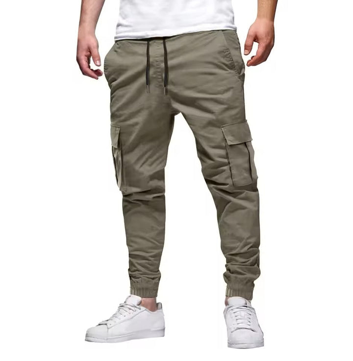 Ethan | Men's Stylish Modern Fit Stretch Trousers-Metro Lane Plaza