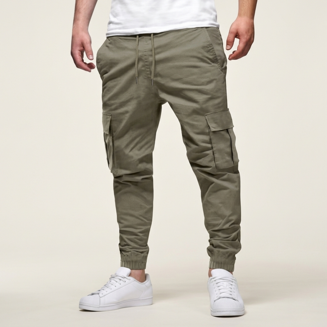 Ethan | Men's Stylish Modern Fit Stretch Trousers-Metro Lane Plaza