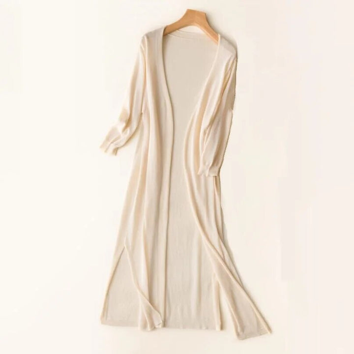 Clara | Women's Elegant Cozy Long Knitted Cardigan-Metro Lane Plaza