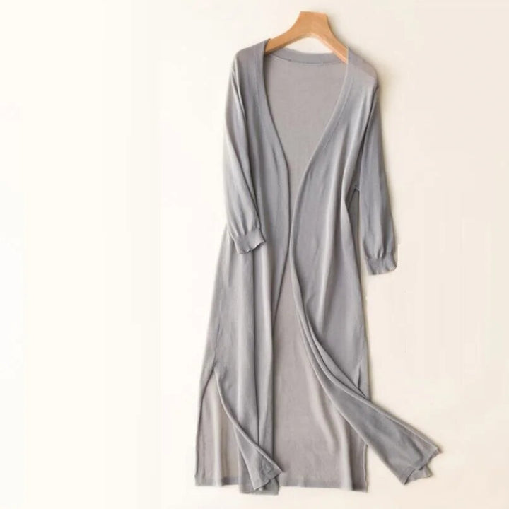Clara | Women's Elegant Cozy Long Knitted Cardigan-Metro Lane Plaza