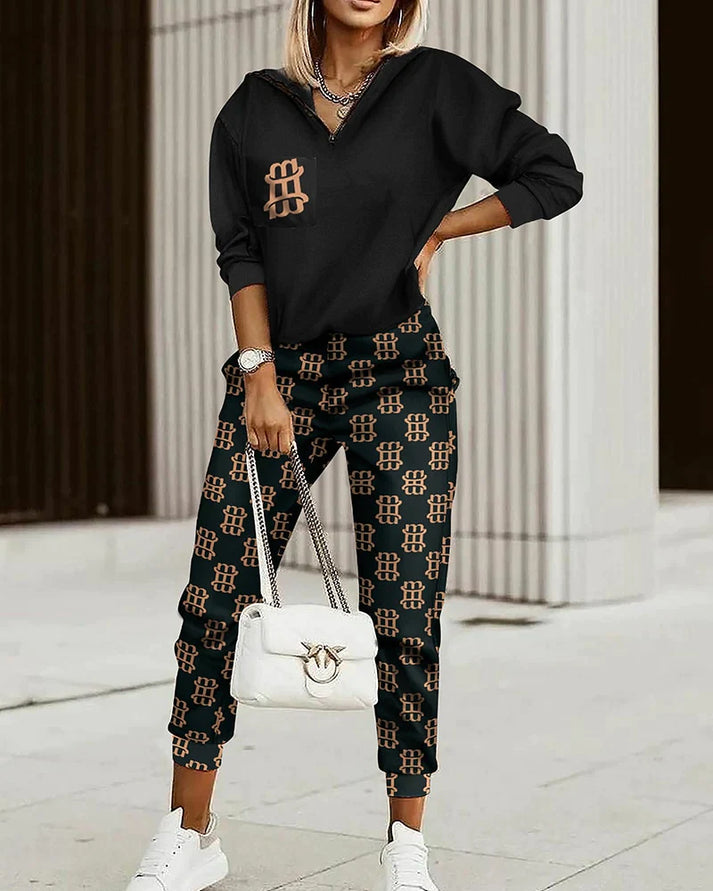 Women's Stylish and Cozy Tracksuit-Metro Lane Plaza
