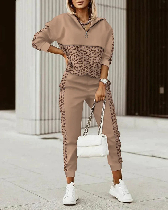 Women's Stylish and Cozy Tracksuit-Metro Lane Plaza