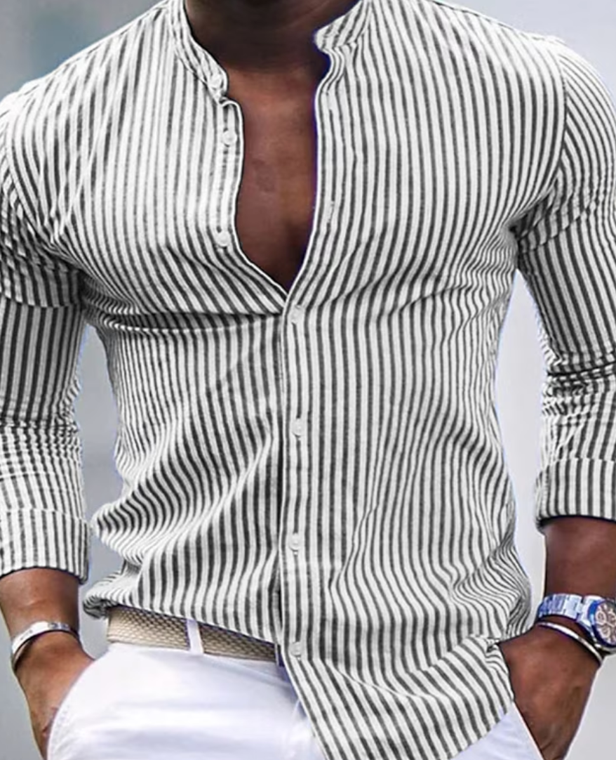 Men's Elegant Tailored Fit Shirt-Metro Lane Plaza