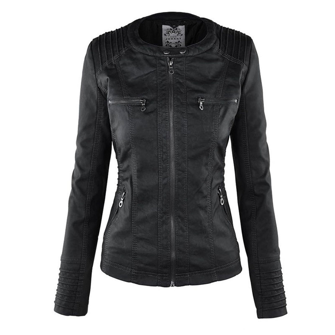 Stylische ultimative Damenlederjacke