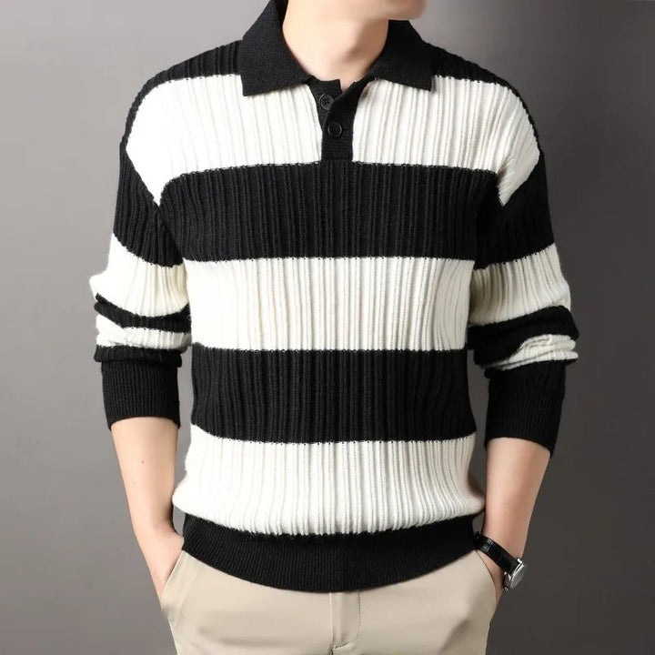 Klassisk uldsweater til mænd