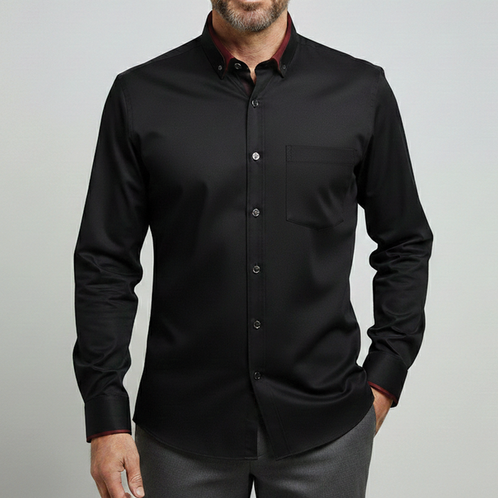 Aiden | Men's Stretch Fit Casual Shirt-Metro Lane Plaza