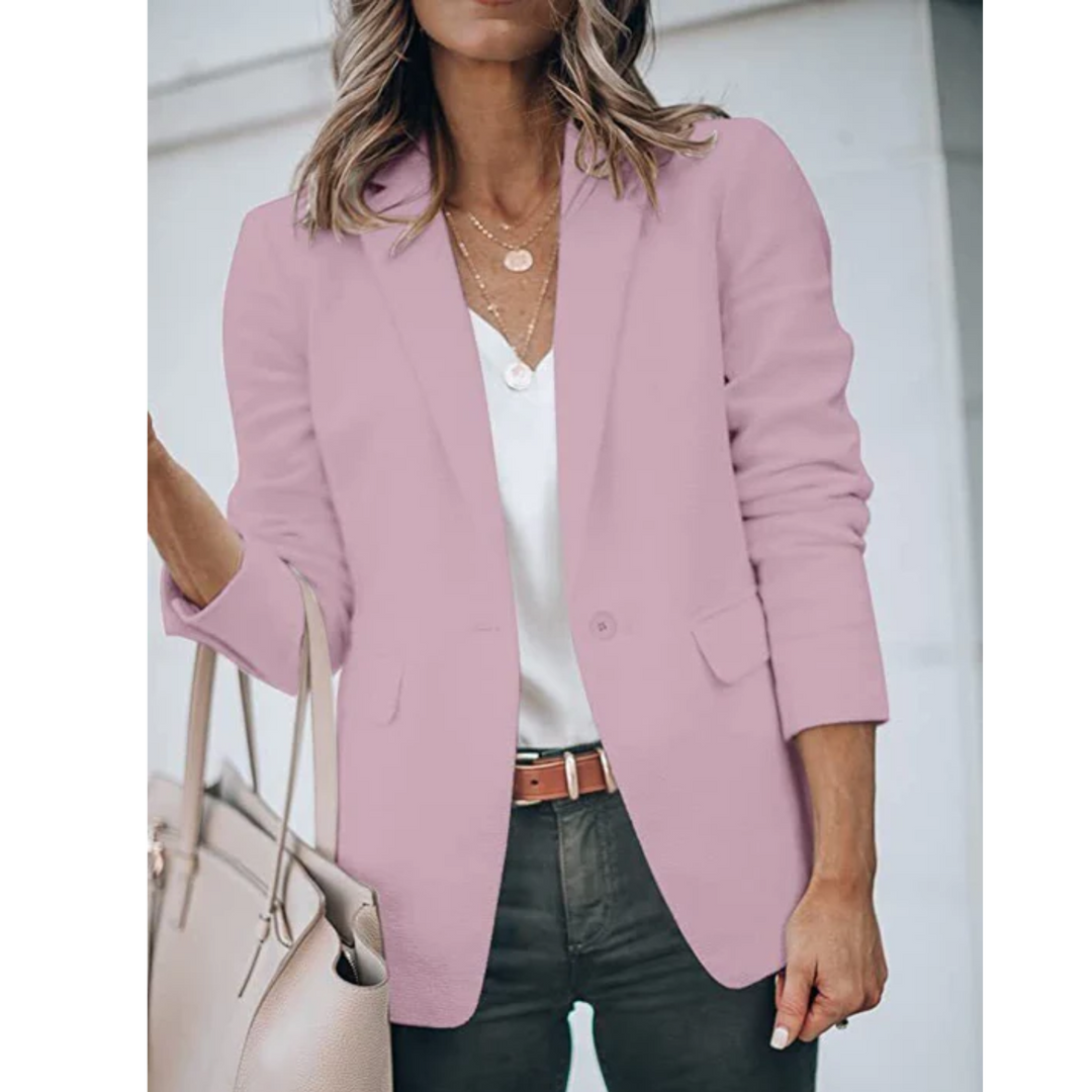Women's Lightweight Open-Front Blazer | Tailored Work & Casual Jacket