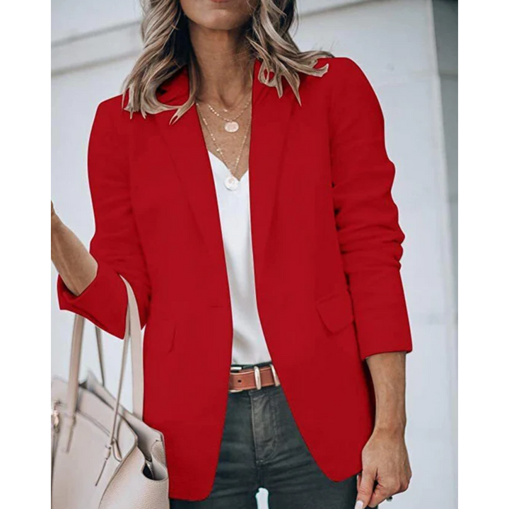 Women's Lightweight Open-Front Blazer | Tailored Work & Casual Jacket
