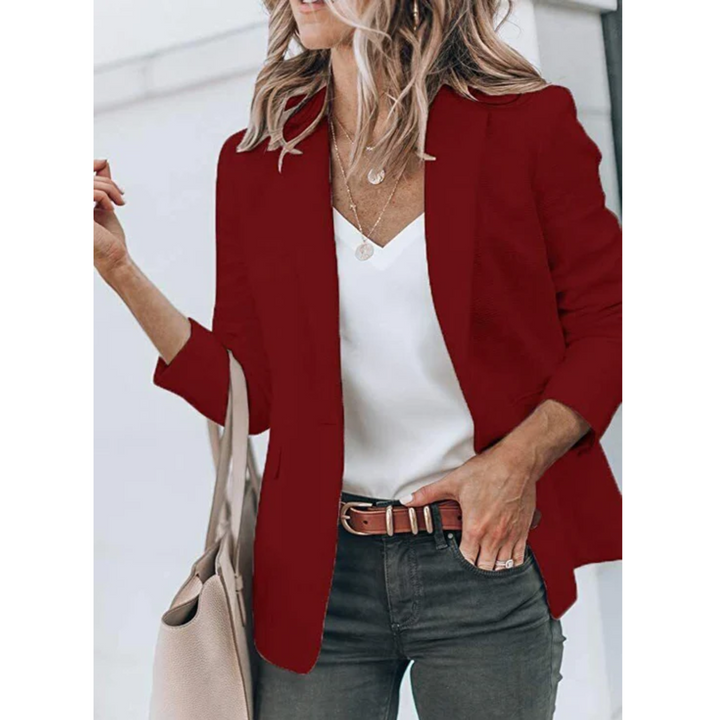 Women's Lightweight Open-Front Blazer | Tailored Work & Casual Jacket
