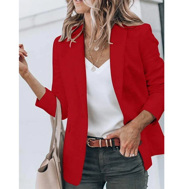 Women's Lightweight Open-Front Blazer | Tailored Work & Casual Jacket