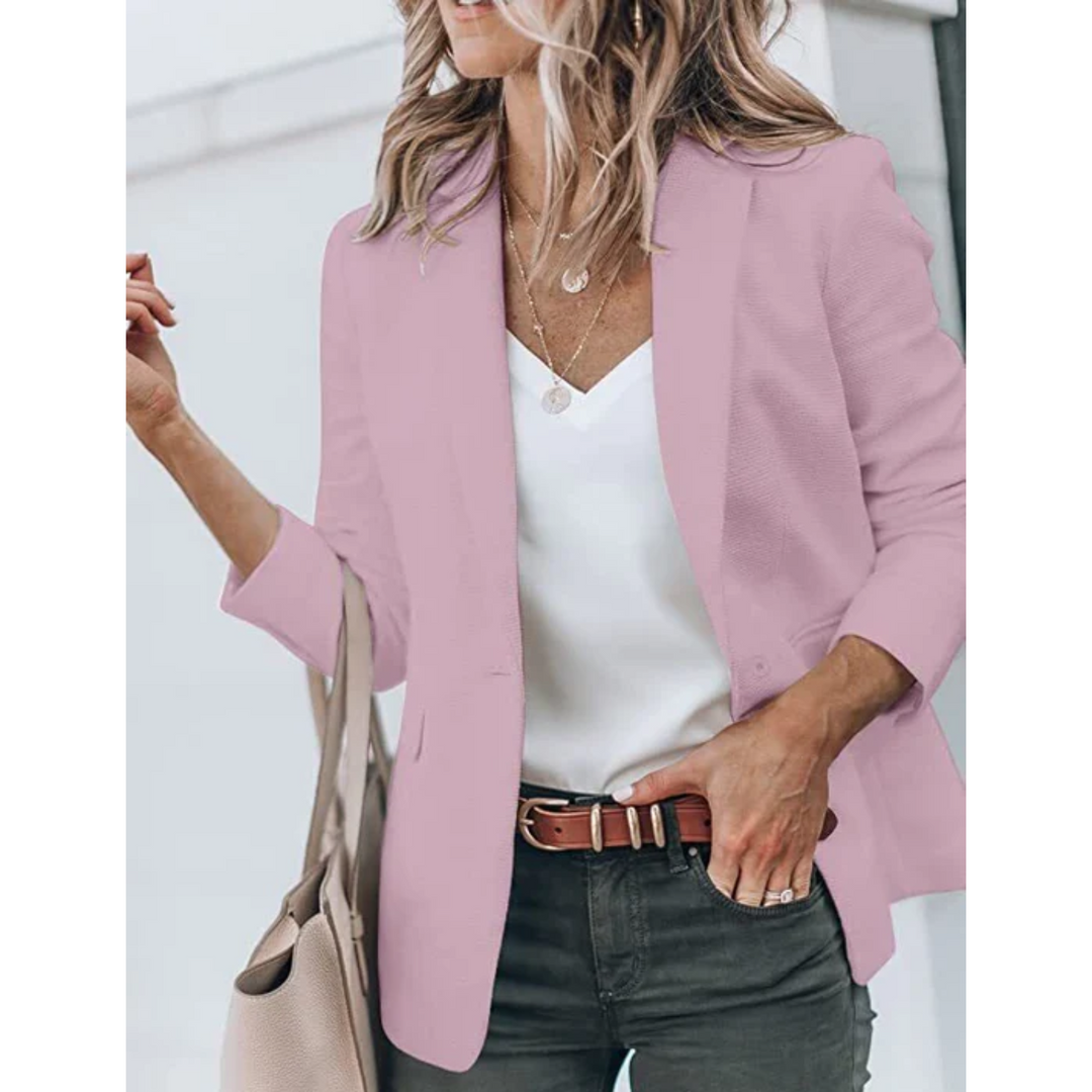 Women's Lightweight Open-Front Blazer | Tailored Work & Casual Jacket