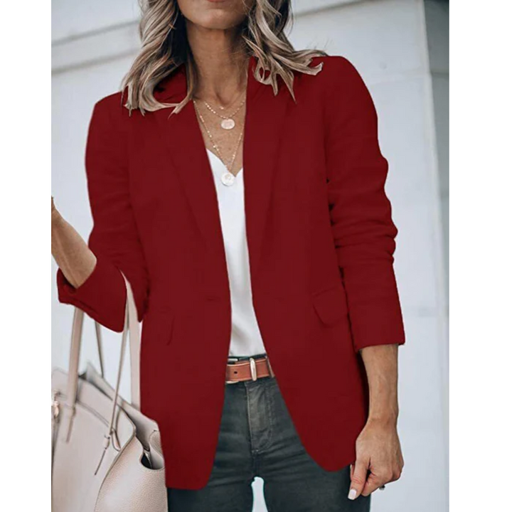 Women's Lightweight Open-Front Blazer | Tailored Work & Casual Jacket