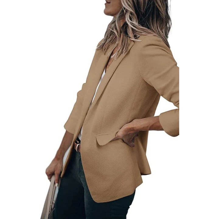 Women's Lightweight Open-Front Blazer | Tailored Work & Casual Jacket