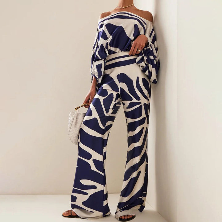Women's Stylish Summer Two-Piece Outfit - Chic Design-Metro Lane Plaza