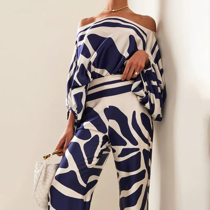 Women's Elegant Two-Piece Stylish Outfit Set-Metro Lane Plaza