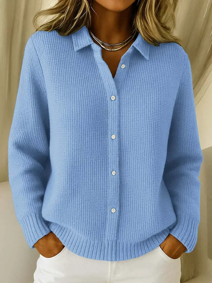 Aria | Women's Timeless Elegant Long Cardigan-Metro Lane Plaza