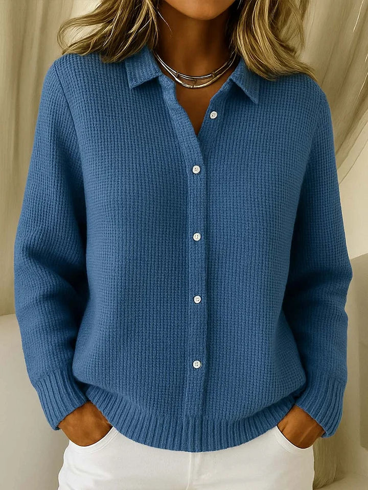 Aria | Women's Timeless Elegant Long Cardigan-Metro Lane Plaza