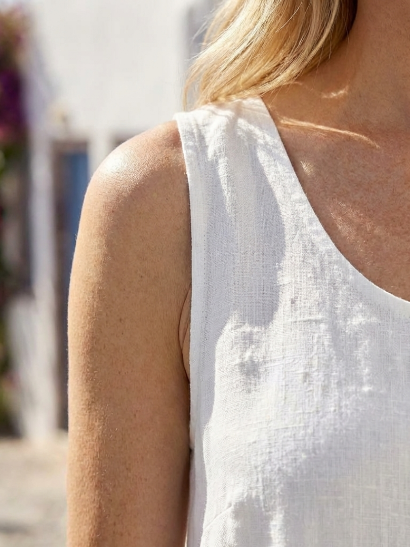 Samantha | Women's Lightweight Relaxed Fit Maxi Dress-Metro Lane Plaza