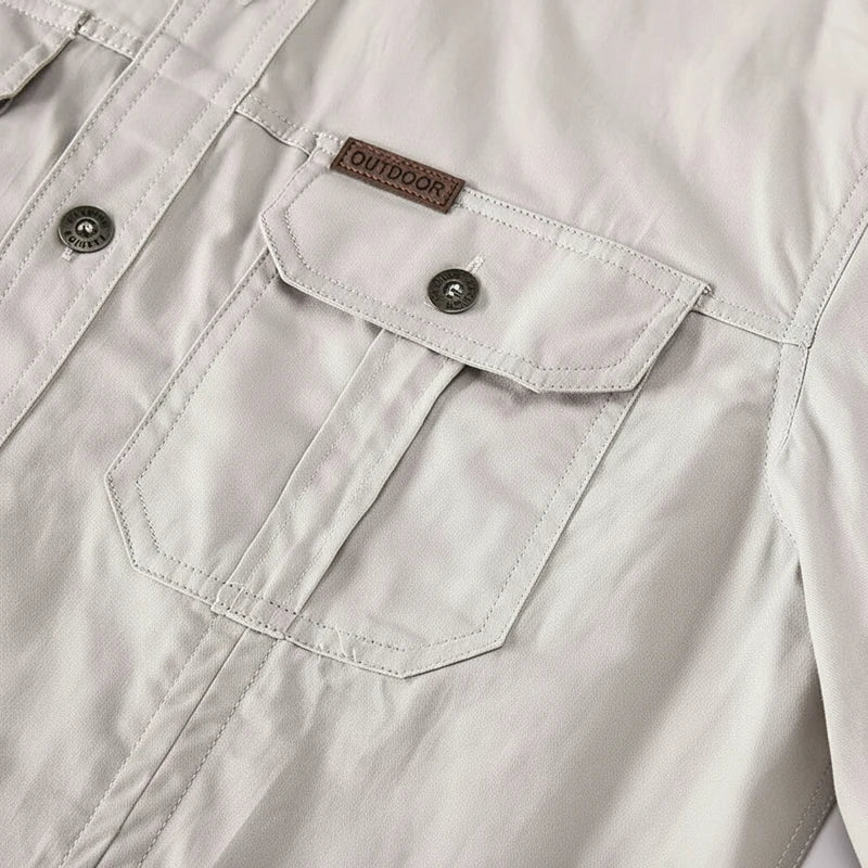 Men's Long Sleeve Button-Down Shirt