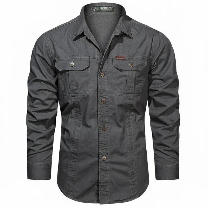 Men's Long Sleeve Button-Down Shirt