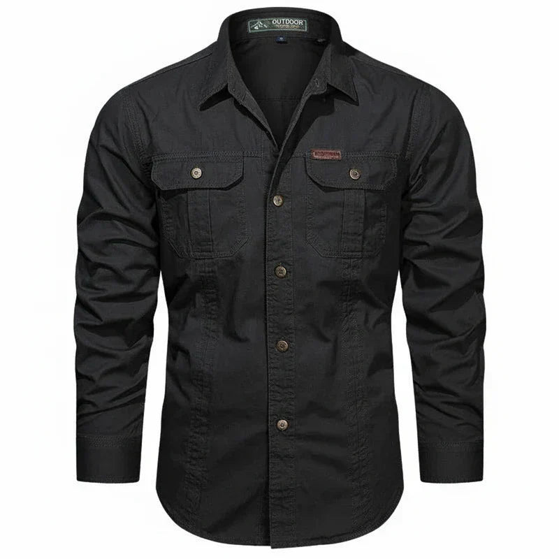 Men's Long Sleeve Button-Down Shirt