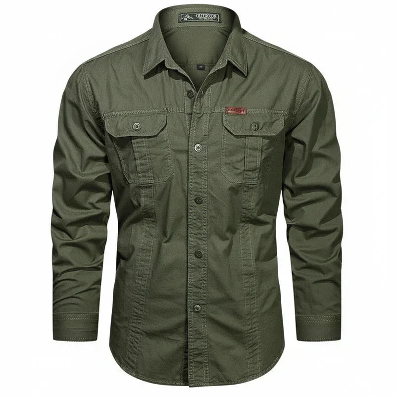 Men's Long Sleeve Button-Down Shirt