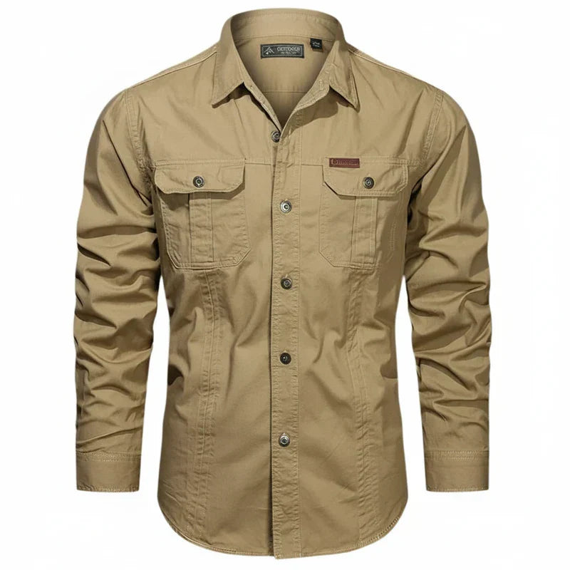 Men's Long Sleeve Button-Down Shirt