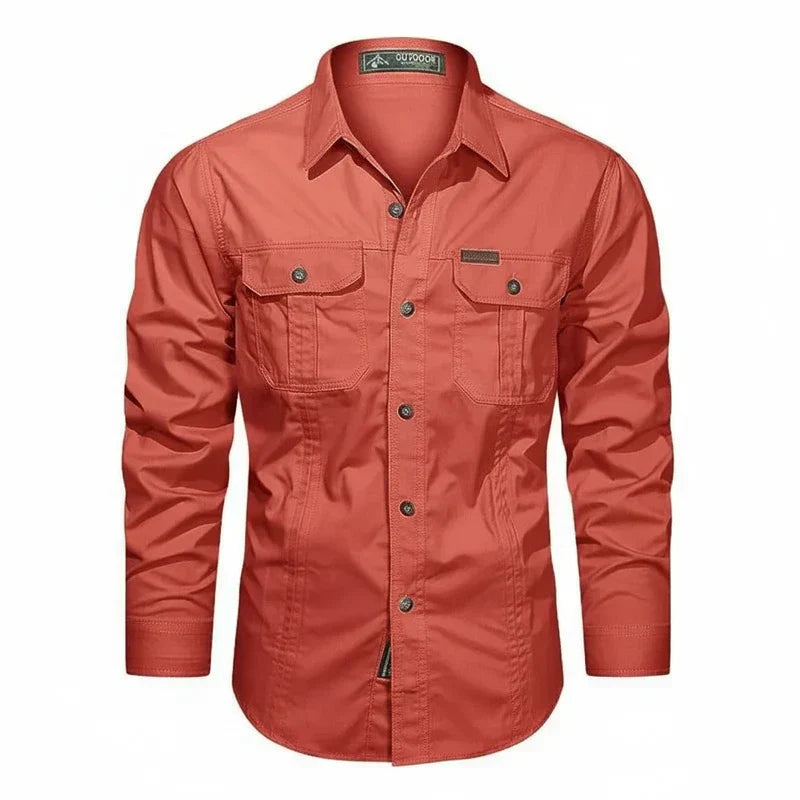 Men's Long Sleeve Button-Down Shirt