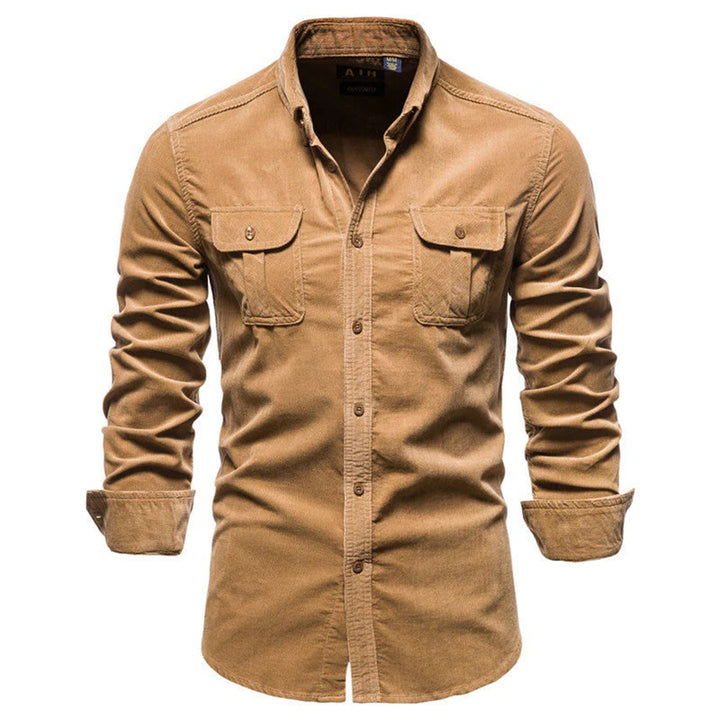 Men's Stylish Summer Corduroy Shirt-Metro Lane Plaza
