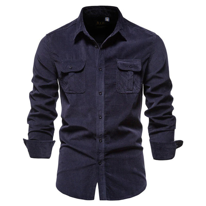 Men's Stylish Summer Corduroy Shirt-Metro Lane Plaza
